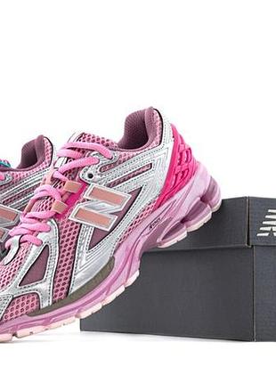 Кроссовки new balance 1906r pink silver арт 15479