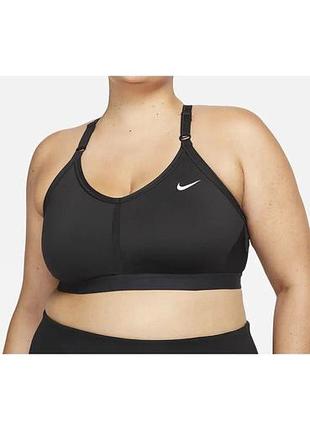 Спортивный топ nike indy с v-образным вырезом и легкой поддержкой р 2xl