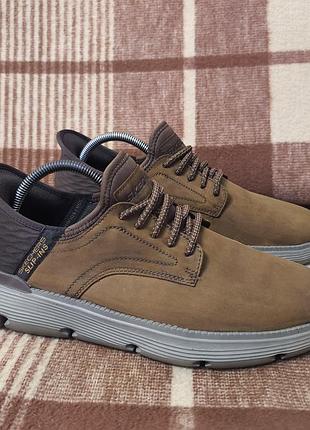 Мужские кроссовки мокасины skechers