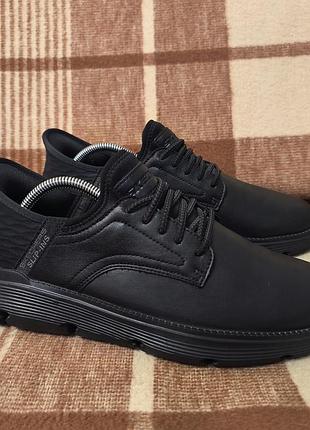 Мужские кроссовки мокасины skechers