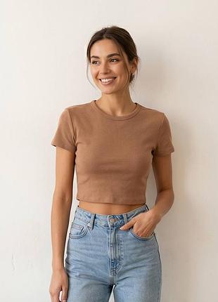 Коричневый топ от zara топ женский