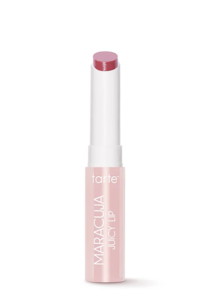 Tarte maracuja juicy lip balm gloss відтінковий зволожувальний бальзам для губ з олією маракуї у відтінку hibiscus, 1,3 гр.