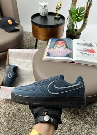 Мужские кроссовки nike air force 1 '07 lv8 navy