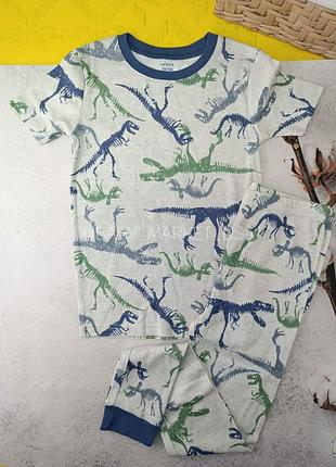 10т пижама carters, хлопок, с коротким рукавом, пижама 140,146