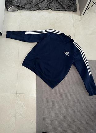 Чоловічий світшот кофта adidas оригінал утеплений оригинал улепленный свитшот мужской