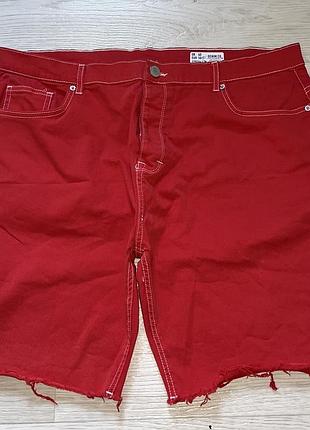Шорты джинсовые большие 3xl 18р. 36p стрейч 3