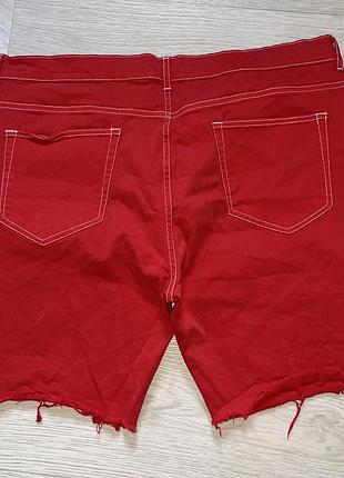 Шорты джинсовые большие 3xl 18р. 36p стрейч 5