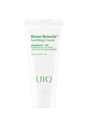 Мініатюра заспокійливого крема uiq biome remedy™ soothing cream 20 ml