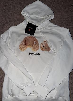 Біле худі palm angels bear 2