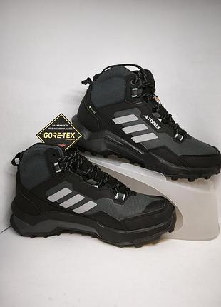 Кроссовки высокие /ботинки женские adidas terrex ax4 mid gore-tex hiking shoes black hq1049 трекинговые оригинал, новые