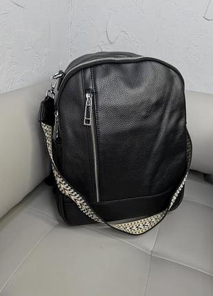 Женский кожаный рюкзак сумка кожаная портфель