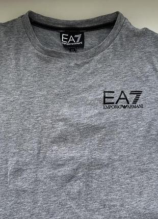 Оригінальна бавовняна футболка ea7 emporio armani 130 см 7-8р