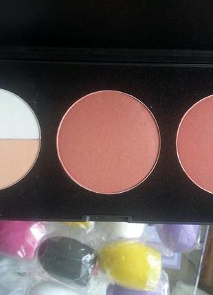 Румяна в палитре shany amber peach blush palette