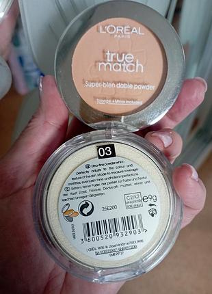 L'oréal пудра для обличчя тон 03