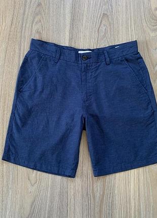 Мужские лёгкие летние хлопковые шорты с карманами jack & jones