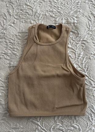 Топ zara бежевий