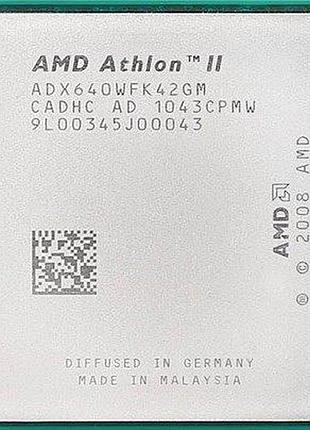 Процессор amd athlon ii x4 640 3.00ghz/2m/2000mhz (adx640wfk42gm) sam2+/am3, tray