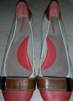 Hush puppies(usa)- Красивые кожаные туфли размер 41 - 27,5 см