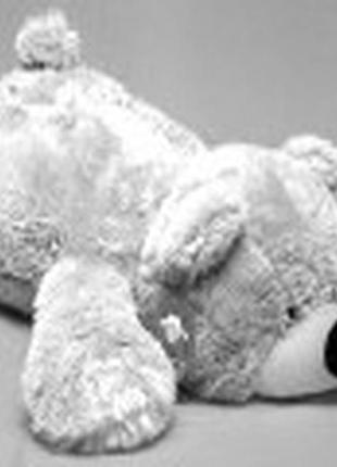 М'яка іграшка — ведмідь лежачий умка сірий