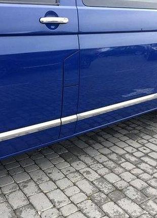 Накладки на молдинг дверцят volkswagen t5/т6, к.б. неірж. довга база