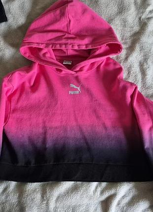 Худи укороченное puma 11-12 лет