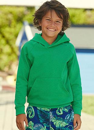 Детская лёгкая толстовка кенгуру с капюшоном lightweight hooded sweat kids 62-009-0