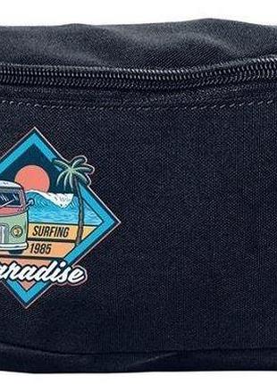 Сумка на пояс paso beuniq paradise синя
