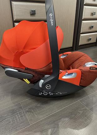 Автокрісло cybex cloud z i-size plus autumn gold burnt red