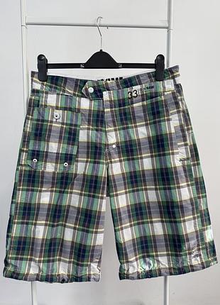 Шорти літні у клітину g-star raw austin board shorts