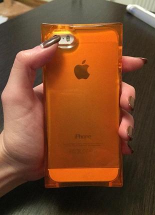 Силиконовый чехол льдинка для iphone 5/5s