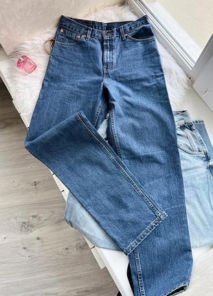 Прямі сині джинси 33/34 levis 533