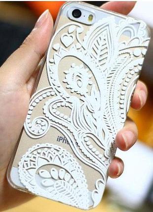 В наявності!!! пластиковий прозорий матовий чохол для iphone 5/5s