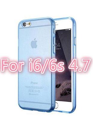 Ультратонкий прозорий силіконовий чохол для iphone 6/6s