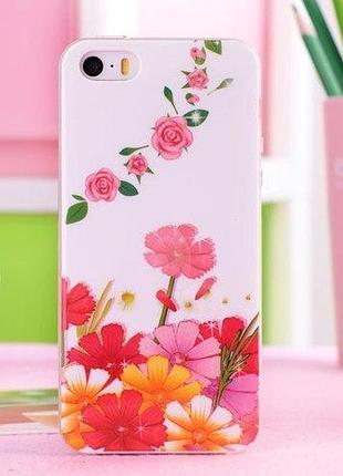 В наличии!!! силиконовый глянцевый чехол для iphone 5/5s