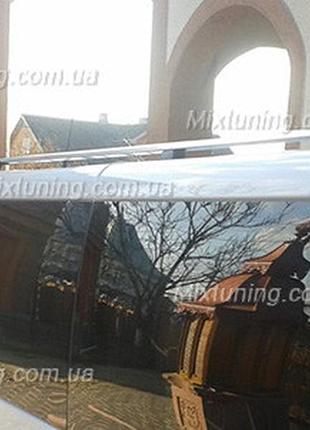 Рейлінги renault trafic (рено трафік) колір хром, кріплення abs коротка база