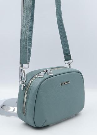 Сумка жіноча шкіряна 99107 l-green