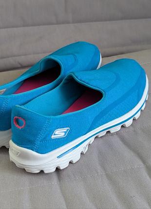 Женские слипоны skechers go walk 2 (40-41 р.) стелька 26 см.