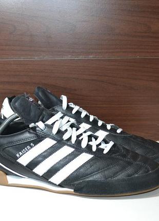 Adidas kaiser 5 goal 45р футзалки кожаные бампы для футбола оригинал