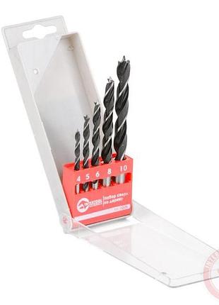 Набір свердел для дерева 5 шт intertool sd-0205