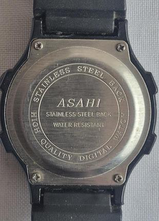 Винтажные цифровые кварцевые наручные часы asahi m-560a — цена 280