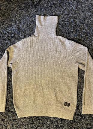 Чоловічий гольф h&m сірий 2