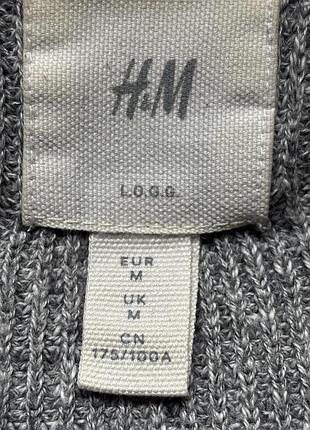 Чоловічий гольф h&m сірий 8