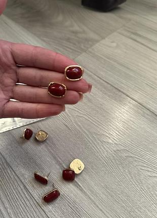 Сережки 4 пари