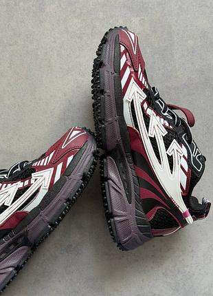 Брендовые кроссовки black burgundy