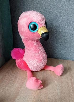 Большая игрушка фламинго