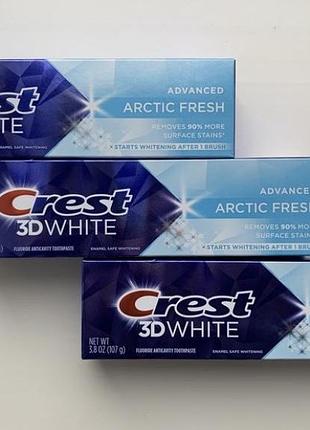 Відбілююча зубна паста crest 3d white arctic fresh