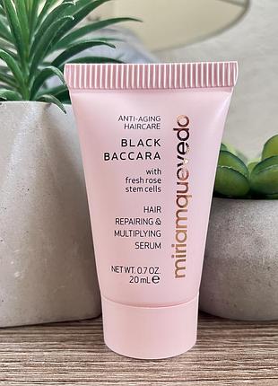 Зміцнювальна сироватка для волосся miriam quevedo black baccara hair repairing & multiplying serum 20 мл🌸