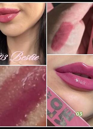 Eveline vinylove lip liquid 03 bestie рідка вінілова помада