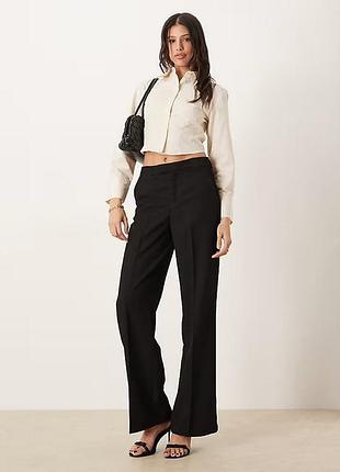 Широкие костюмные брюки next tailored wide leg trousers uk 12 - на р. m/l