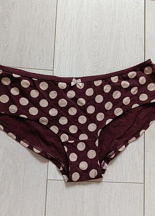 Трусики в горошек трусы коттоновые m&amp;s m м 10 38 46